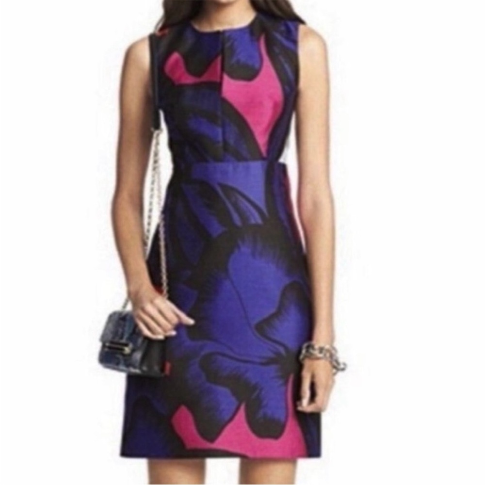 EUC Diane Von Furstenberg Yvette Silk Blend Dress Size 4 Retail $498.00